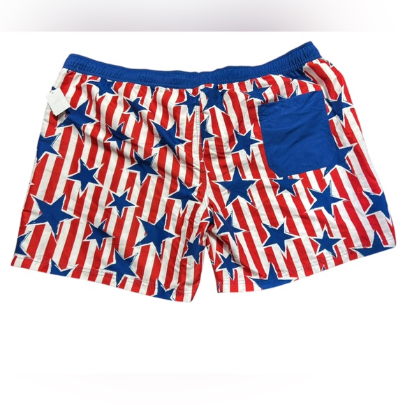 MAD ENGINE men’s stars stripes patriotic swim trunks shorts size XXL NWT - Picture 2 of 4